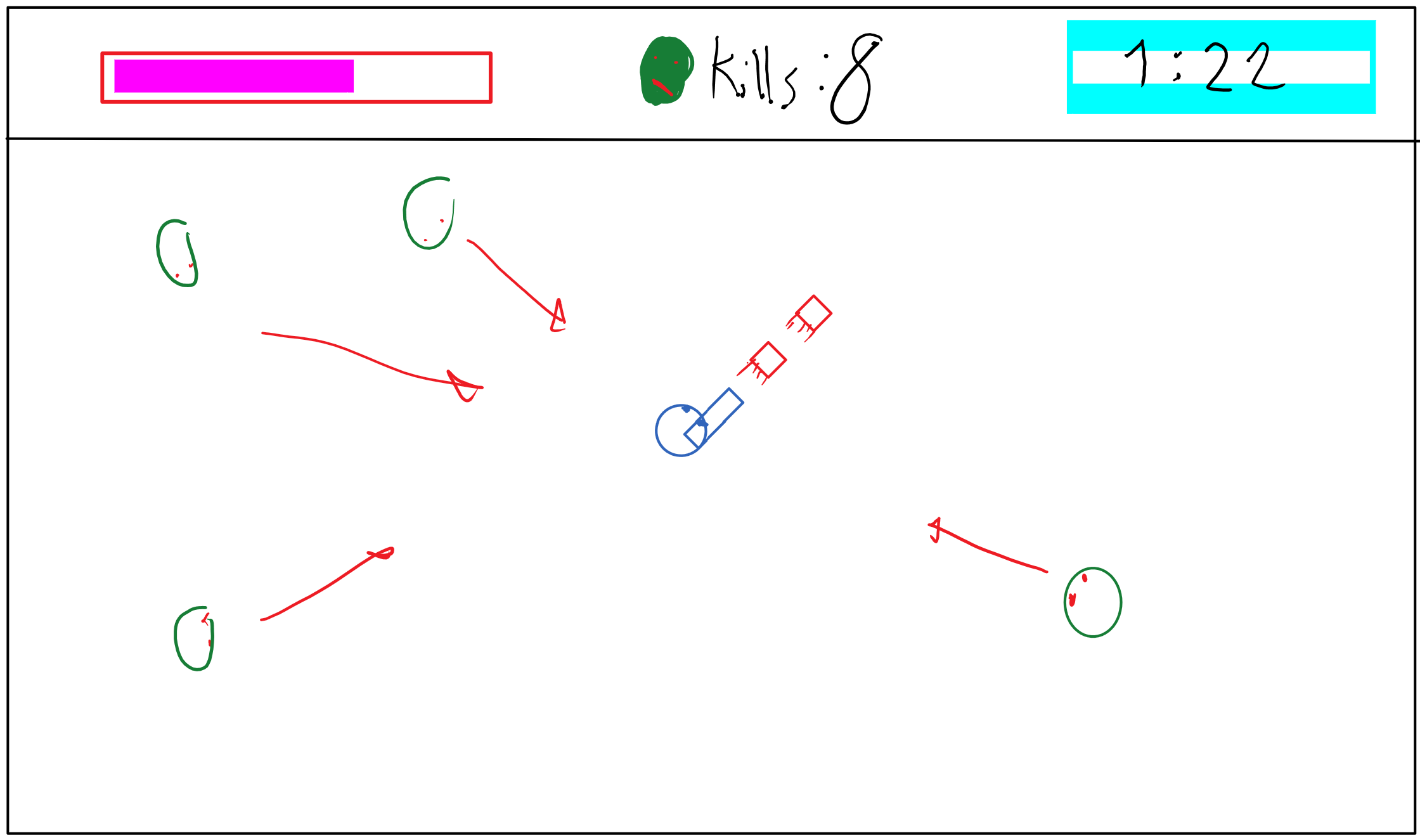 Fig.3 : Ecran de jeu.